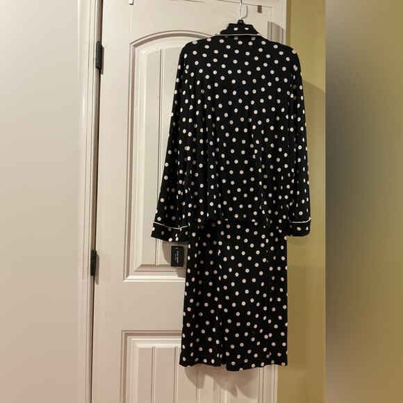 KATE SPADE BLACK AND PINK POLKA DOT PJ SET ( Sz XL & 2 xl) - Picture 11 of 15